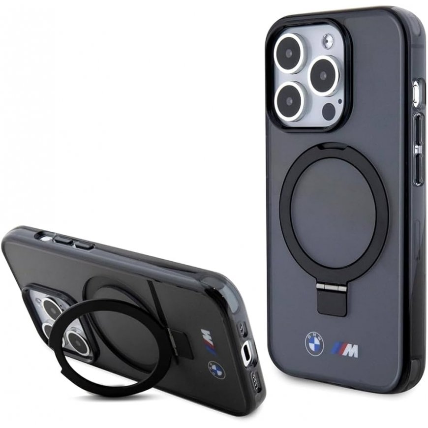 BMW BMHMP15LURSK iPhone 15 Pro 6.1" czarny|black hardcase Ring S – 2