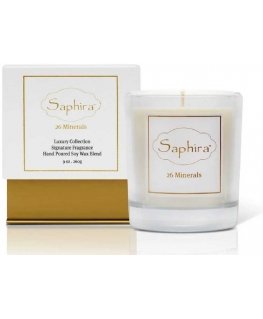 Aromatherapy soy wax candle Saphira Luxury Signature Candle SAFCANDLE, 260 g