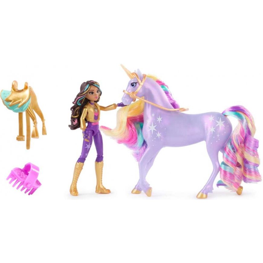 Unicorn Academy Akademia Jednorożców Set Figurki Sophia & Wildstar dziewczyna i jednorożec + accessories – 2