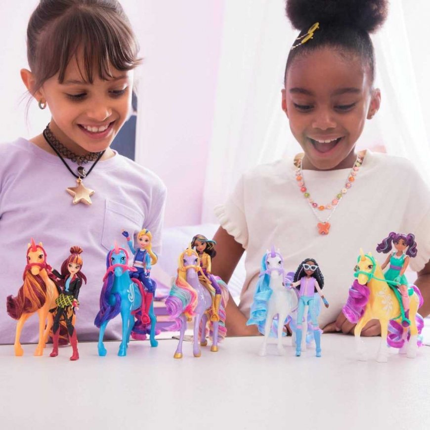 Unicorn Academy Akademia Jednorożców Set Figurki Sophia & Wildstar dziewczyna i jednorożec + accessories – 5