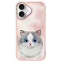 Nimmy Case for iPhone 16 6.1 Pink Big Eyed Pet 2.0 Cat Nimmy Case for iPhone 16 6.1 Pink Big Eyed Pet 2.0 Cat