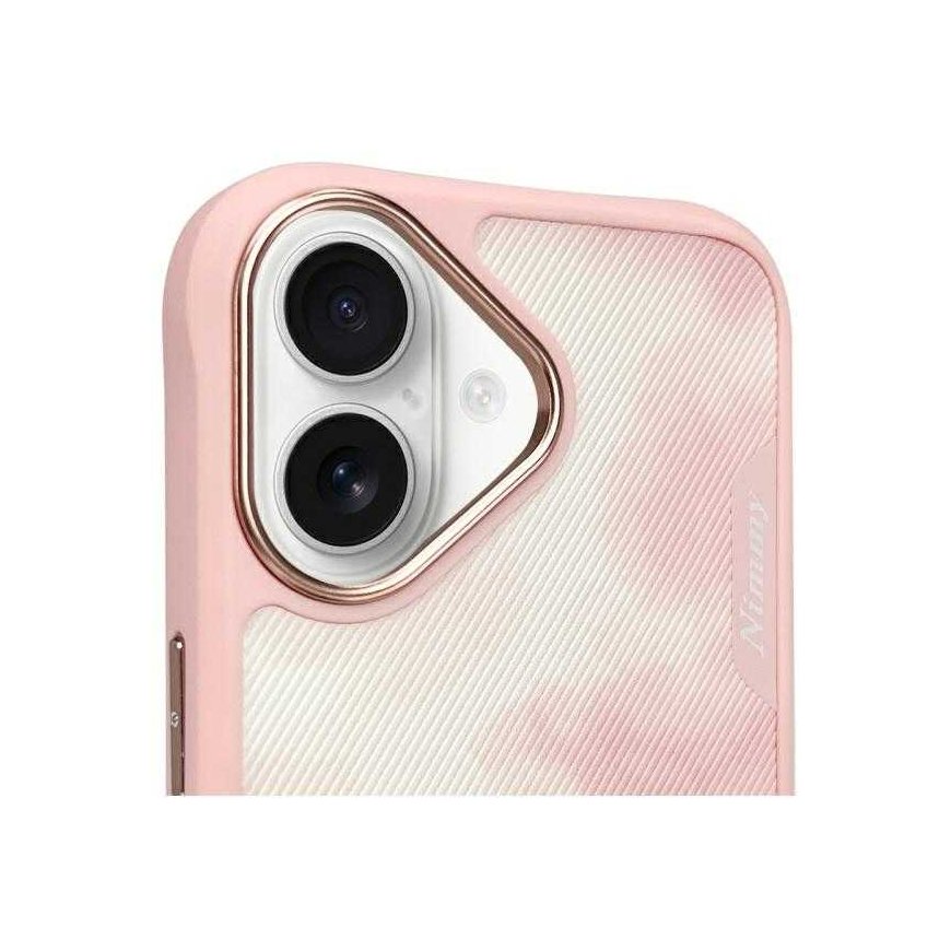 Dėklas Nimmy etui iPhone 16 6.1 rožinis/pink Big Eyed Pet 2.0 Cat – 2