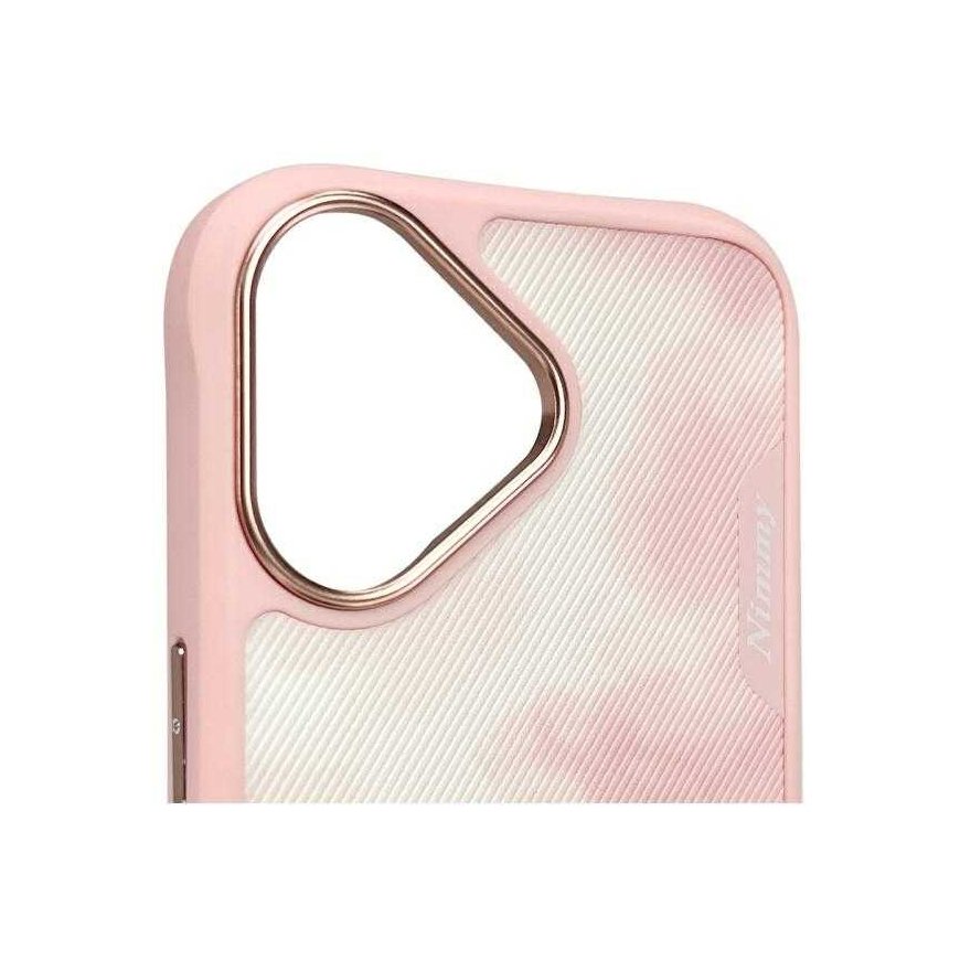 Nimmy Case for iPhone 16 6.1 Pink Big Eyed Pet 2.0 Cat – 3