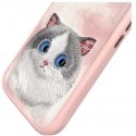Nimmy Case for iPhone 16 6.1 Pink Big Eyed Pet 2.0 Cat Nimmy Case for iPhone 16 6.1 Pink Big Eyed Pet 2.0 Cat