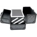 Osom Professional Suitcase Osom DB-096S plastic with aluminum trim, black Osom Professional Suitcase Osom DB-096S plastic with aluminum trim, black