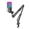 FIFINE T669 PRO2 laidinis mikrofonas su RGB apšvietimu ir stovu | USB FIFINE T669 PRO2 laidinis mikrofonas su RGB apšvietimu ir stovu | USB