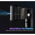 FIFINE T669 PRO2 laidinis mikrofonas su RGB apšvietimu ir stovu | USB FIFINE T669 PRO2 laidinis mikrofonas su RGB apšvietimu ir stovu | USB
