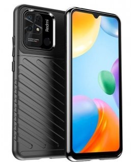 Xiaomi Redmi 10C / Poco C40 Thunder Case Flexible armored cover Black