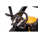 Lean Cars Baterija-operated tractor with trailer Hercules Geltona 24V