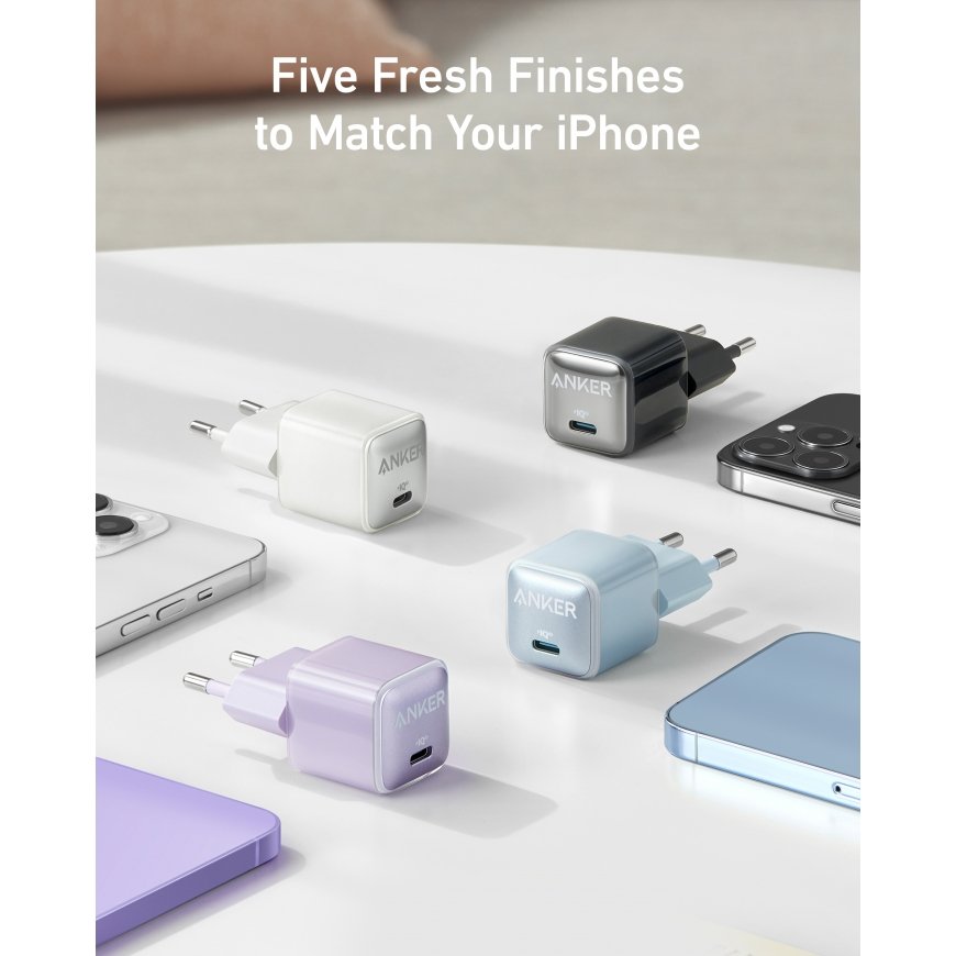 Anker 511 Charger (Nano Pro) offline only Mobilais telefons, Planšete Balts USB Ātrā uzlāde Iekštelp – 3