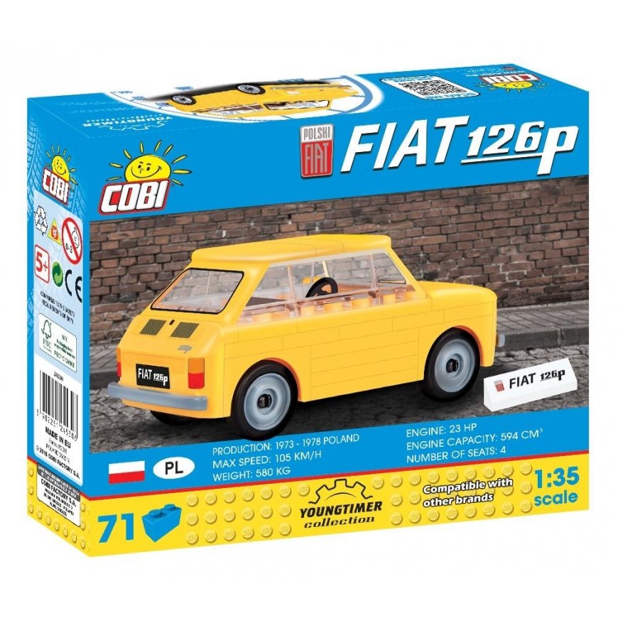 Cobi Building Blocks 71 pcs Polish Fiat 126P – 2