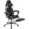 Gaming chair Spacetronik Rally 1.0 black white Gaming chair Spacetronik Rally 1.0 black white