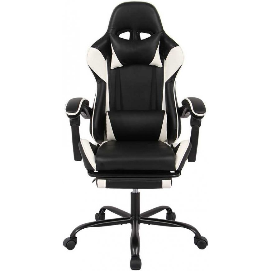 Gaming chair Spacetronik Rally 1.0 black white – 3