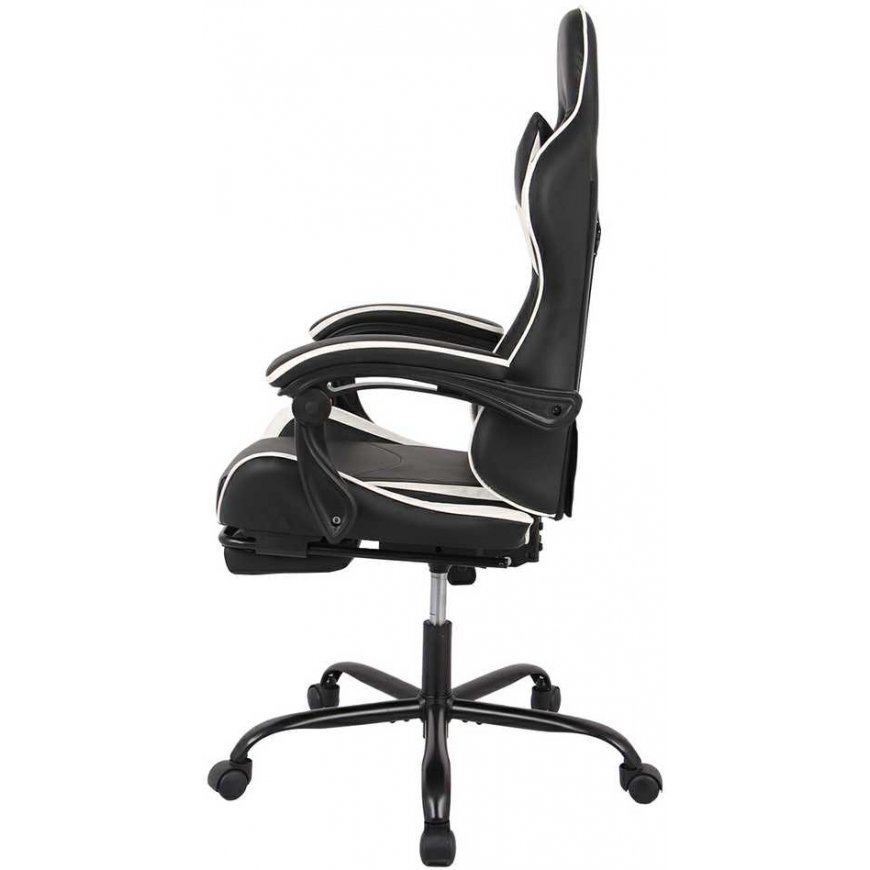 Gaming chair Spacetronik Rally 1.0 black white – 5