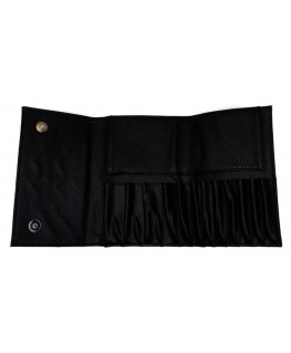 Brush case OSOM Professional PF0082, empty, ECO leather, for 12 brushes