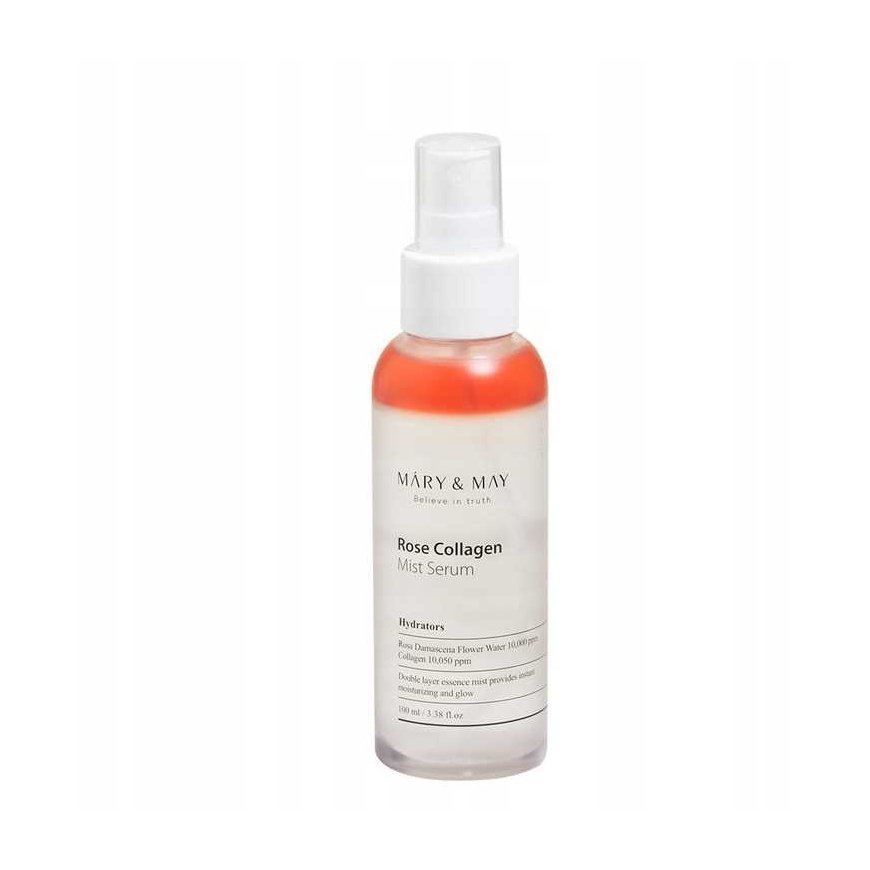 Spray collagen serum with rose water Mary&May, 100 ml