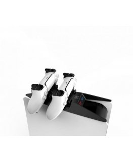 P-5 Dual&Fast Controller Charging Station for Sony Play Sttaion 5 PS5 Black