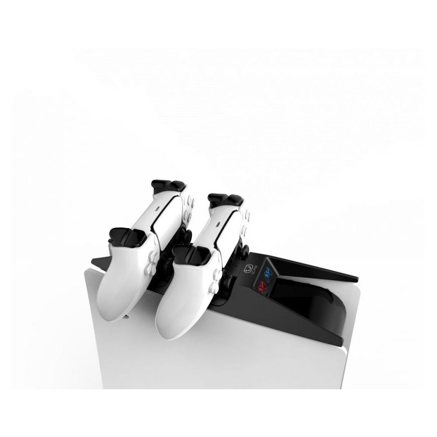 P-5 Dual&Fast Controller Charging Station for Sony Play Sttaion 5 PS5 Black