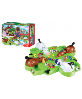 Lean Toys Farm Arcade Game Hungry Animal Balls