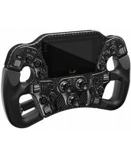 Asetek SimSports Invicta Formula Lenkrad, 4,3-col.-LCD, USB-C - Juodas on Juodas Edition