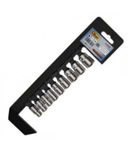 Sukimo galvučių komplektas Condor Werkzeug C21612 3/8'' 9 vnt.