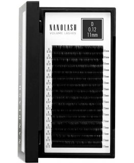 Nanolash Volume Lashes False Eyelashes 0.12 D 11 Mm 1 U