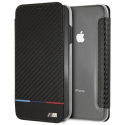 Case BMW BMTRBKI65PUCARTCBKIPhone XS Max book black/black Carbon Tricolor Stripe Case BMW BMTRBKI65PUCARTCBKIPhone XS Max book black/black Carbon Tricolor Stripe