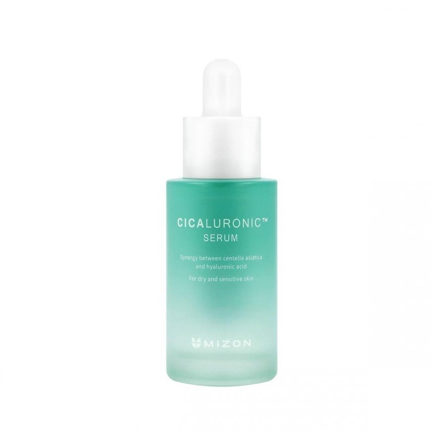 Serumas veidui su hialurono rūgštimi Mizon Cicaluronic Serum , tinka sausai, jautriai odai, 30 ml – 2