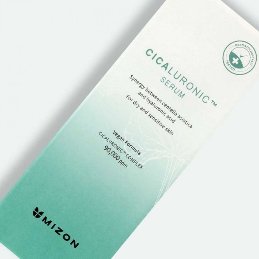Facial serum with hyaluronic acid Mizon Cicaluronic Serum, suitable for dry, sensitive skin, 30 ml – 3