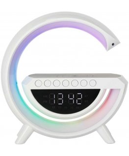 ALARM CLOCK THERMOMETER HYGROMETER 26X5x12CM ARTICASA Black