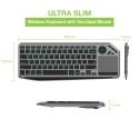 Techly ICTB9801TB klaviatūra Universalus RD belaidis ryšys + „Bluetooth“ QWERTY Anglų (JAV) Juoda
