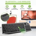 Techly ICTB9801TB klaviatuur Universaalne RF juhtmeta ühendus + Bluetooth QWERTY Ameerika inglise ke Techly ICTB9801TB klaviatuur Universaalne RF juhtmeta ühendus + Bluetooth QWERTY Ameerika inglise ke