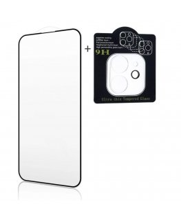 Apple iPhone 16 X2 Super Set 2.5D Edge Full face Tempered Glass + Camera Glass