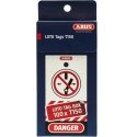 Warning tag ABUS Loto T150, 100pcs. Warning tag ABUS Loto T150, 100pcs.