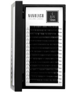 Nanolash Volume Lashes Dirbtinės blakstienos 0,15 C 10 Mm 1 U