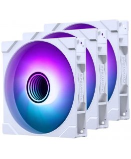 PHANTEKS M25 Gen2 PWM D-RGB Fan, 3er-Pack - 140mm, white