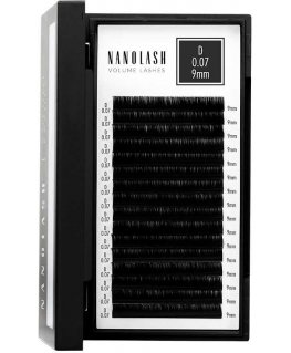 Nanolash Volume Lashes Dirbtinės blakstienos 0,07 D 9 Mm 1 U