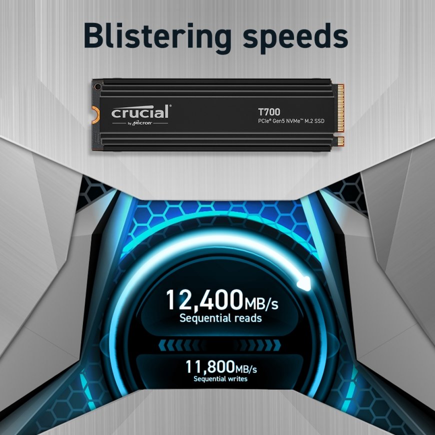 Crucial T700 2 TB M.2 PCI Express 5.0 NVMe – 5