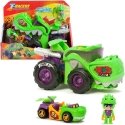 Set T-Racers T-Rex Mega Wheels Auto wyrzutnia i riekoska Set T-Racers T-Rex Mega Wheels Auto wyrzutnia i riekoska