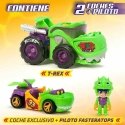 Set T-Racers T-Rex Mega Wheels Auto wyrzutnia i riekoska Set T-Racers T-Rex Mega Wheels Auto wyrzutnia i riekoska
