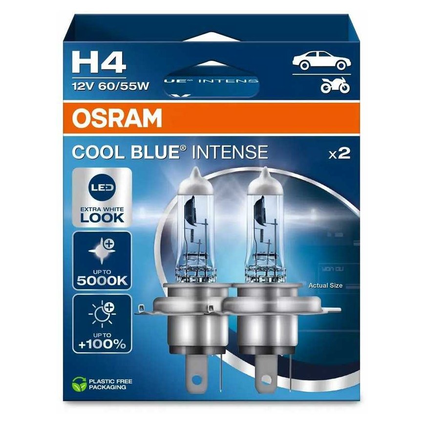 Osram Cool Blue Intense NEXT GEN - H4 Car Bulbs