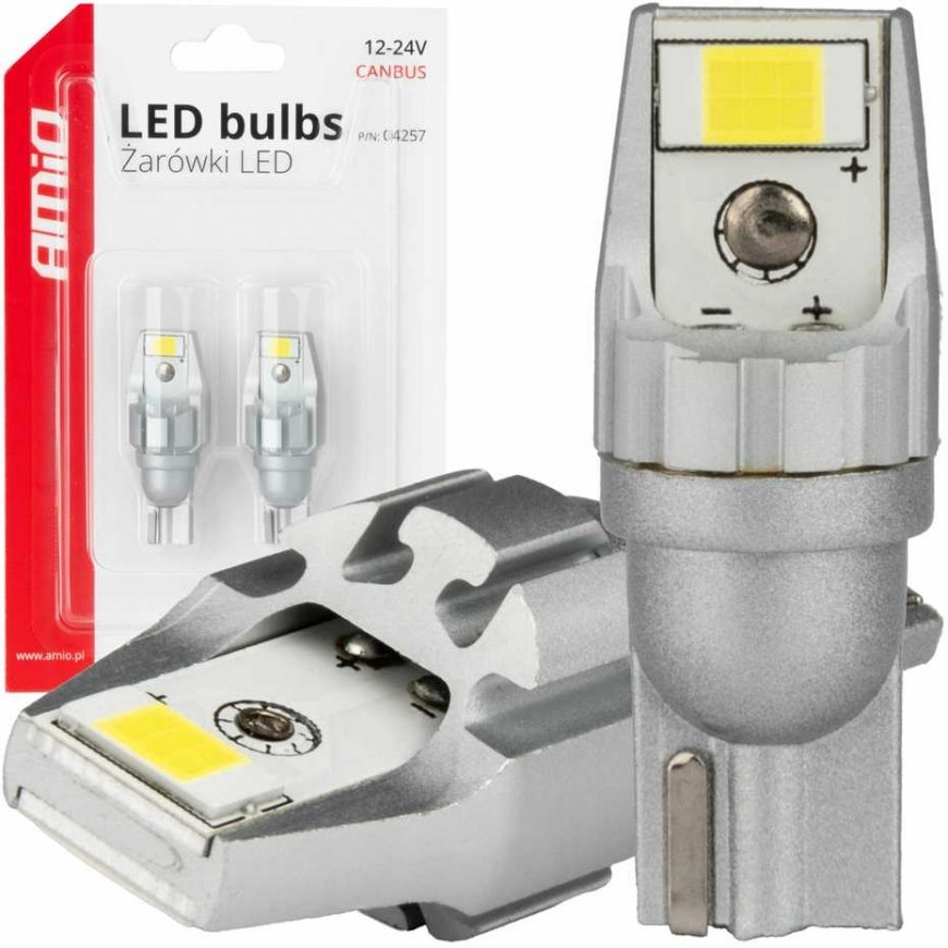 AMiO LED bulbs canbus t15 w16w