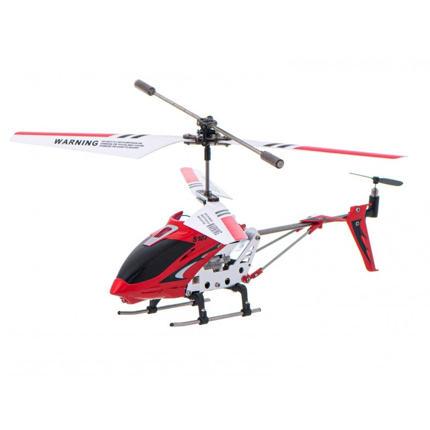 Radio-controlled helicopter SYMA S107G, red – 3