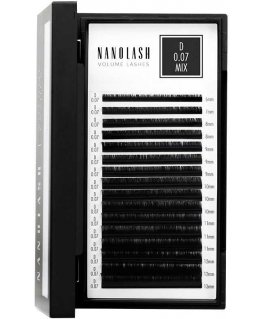 Nanolash Volume Lashes Dirbtinės blakstienos 0,07 D 6-13 Mm 1 U