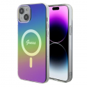 Case Guess GUHMP15SHITSK iPhone 15 / 14 / 13 6.1" wielokolorowy/rainbow hardcase IML Iridescent MagSafe Case Guess GUHMP15SHITSK iPhone 15 / 14 / 13 6.1" wielokolorowy/rainbow hardcase IML Iridescent MagSafe