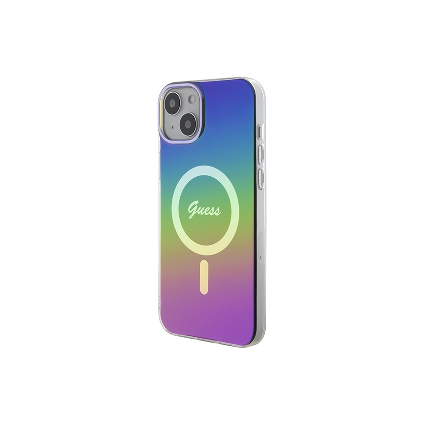 Dėklas Guess GUHMP15SHITSK iPhone 15 / 14 / 13 6.1" wielokolorowy/rainbow hardcase IML Iridescent MagSafe – 3