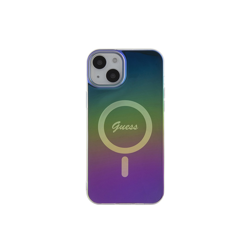 Case Guess GUHMP15SHITSK iPhone 15 / 14 / 13 6.1" wielokolorowy/rainbow hardcase IML Iridescent MagSafe – 4