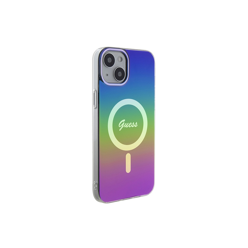 Case Guess GUHMP15SHITSK iPhone 15 / 14 / 13 6.1" wielokolorowy/rainbow hardcase IML Iridescent MagSafe – 5