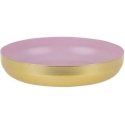 Myhome Cake Stand Soft Gold Pink 25 x 25 x 5 cm MY HOME Myhome Cake Stand Soft Gold Pink 25 x 25 x 5 cm MY HOME