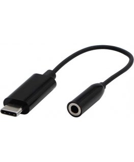 USB/Audio converter, USB CM - Jack (3.5mm), stereo, black